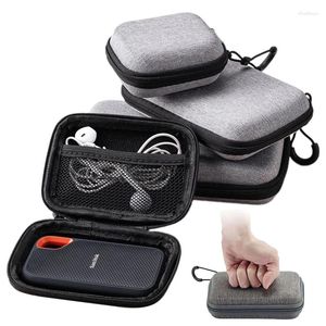 Сумки для хранения Mini Hard Case Digital Sag Travel Portable Wearphone USB Data Cable Organizer Organizer Mobile Phorge Зарядное устройство