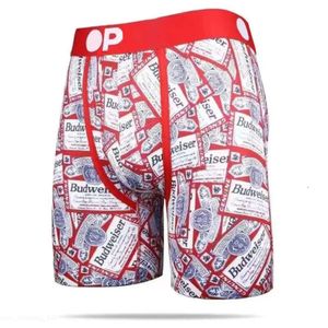 PSDS BOXER MEN MENS DESIGNER Underkläder PSDS Underkläder Boxer Sexig underpa Tryckt underkläder Soft Boxers Summer Swim Trunks Märke Male Short PSDS 913