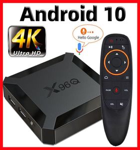 X96Q TV Kutusu Android 10 Akıllı TV Kutusu X96 Q TVBox Allwinner H313 Dört Çekirdek 4K 60FPS 24G WiFi Google Playstore YouTube vs X96 Mini4498304