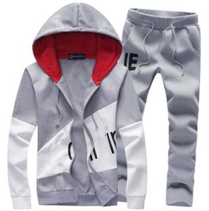 Varumärke Sporting Tracksuits Passar Män varm huva Tracksuit Track Polo Men039s Sweat Suits Letter Print Stor storlek Sweatsuit Set 3922444