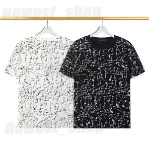 メンズプラスサイズのTシャツTシャツラグジュアリーTシャツカジュアル春夏デザイナークラシックレターブラックホワイトパリジオメトリティートップ3xl xxxl