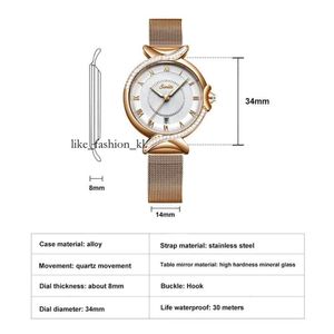 sunkta Crystal Wrist watch Wristwatches Relogio Feminino Rose Gold Watch Women Sport Casual Dress Wrist Watches Gifts for Box 682