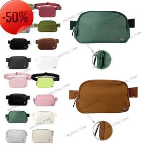 Yoga her yerde kemer çantası 1L polar çanta göğüs serseri çantaları kadın kadın naylon açık spor bumbag lüks tasarımcı crossbody omuz lu cüzdan fanny paketi bel çantaları