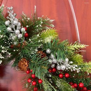Fiori decorativi Casa vacanza Casa fai -da -te steli di bosco vibranti decorazioni realistiche di Natale per alberi 32 pezzi di scelte artificiali festose