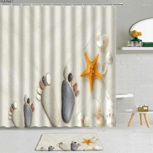 Cortinas de chuveiro 2pcs Desert Stone Cortina