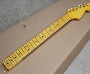 Cała niestandardowa gitara elektryczna żółta klonowa szyja z retro tuner21 Fretmaple Fretboardofffering Dostosowanie usług 5422813