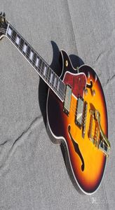 Factory Custom New Listing Jazz Hollow Electric Guitar Chocolate Color Guitar e System Vibrato9196777