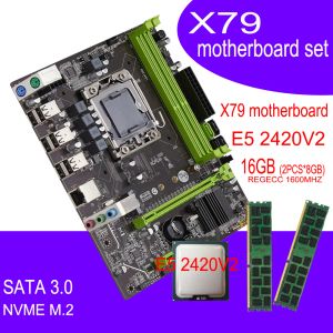 Anakartlar X79 Xeon E5 2420 V2 CPU PCI16X 8GBX2 16GB 1600 12800R DDR3 Hafıza Koç