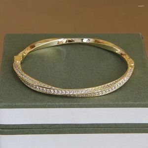 BANGLE CLASSICO ZIRCONIA TUTTO GEOMETRICO BANGLES BANGLESELET PER WOMES BAGNI DI MARCHI