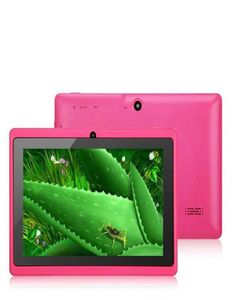 2020 Q88Tablets WiFi 7 -дюймовый 512 МБ ОЗУ 8 ГБ ПЗУ ALLWINNER A33 QUARE CORE ANDROID 44 емкостный планшет ПК Двойной камеры Facebook19259063