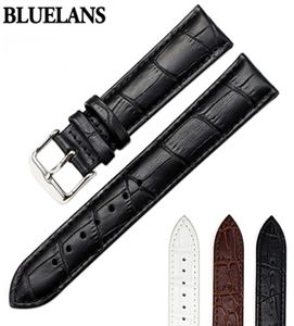 Fashion Women039S Men039S Unisex Faux Leather Watch Strap Buckle Band Black Brown White6780741