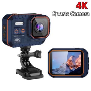 Telecamere 4K Sports Camera Sports WiFi Immergi video Scattatura della telecamera Mini Outdoor 1080p Azione Azione impermeabile Ultra HD Larbo angolare Recordingcam