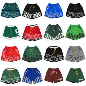 Rhude Luxury Brand Rhude Short Hot Mens Shorts Designer Men Short Women Shorts Print S M L XL Street Cotton Beach Pants Moda