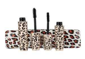 Love Alpha Double Leopard Mascara Conjunto de fibras Maquiagem para cílios Cosméticos impermeabilizados 3D rímel DHL 4432326