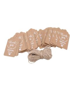 50pcspack Vintage Kraft Paper подарочные карты свадебные карты вечеринки Love Tove You