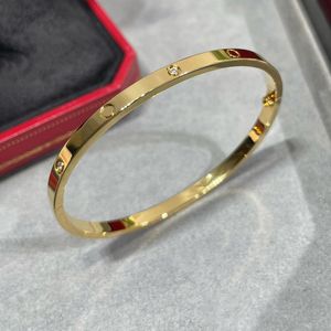 Bracciale a vite Bracciale Bracciale Bracciale Gioielli Bracciale Love Bangle per donna Braccialette abbinate per coppie Braccialette fredde in argento Luxury