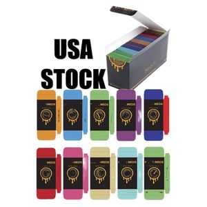 USA Warehouse Stock Prefilled Prefilled Screw MUHA MEDS TOME PACKAGE BOX Väskor inkluderar alla 1Gram D9 Muha Cake Alien tillverkad i USA