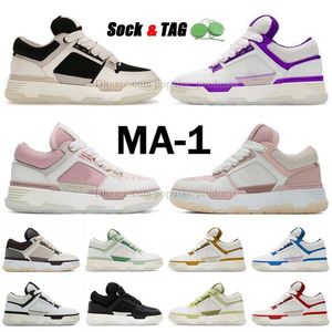 Amirir MA 1 2 Brown Zapato Plate Formome Sapatos Black Casual Treinadores de Designer Mulher MA1 MA2 DHGATE Luxo MA-1 Plataforma branca Red Mint Green EUR 46 Sneakers