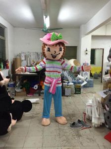 2017 new adult strawberry girl costume strawberry shortcake mascot costume2671055