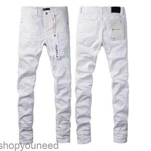 2023 Jeans de marca roxa jeans Slim fit skinny sólido calça de jeans de strthewear calça de rua