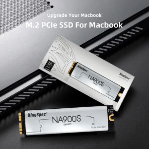 Enheter Kingspec MacBook SSD M2 NVME PCIe 256 GB 512 GB 1TB 2TB SSD Solid State Drive för MacBook Air Pro A1465 1466 iMac A1418 1419 MAC