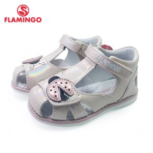 Sneakers Flamingo 2021 Sandałów dla dzieci Haczyka Pętla płaska łukana design chlid swobodny księżniczka rozmiar 2126 dla dziewcząt 201Shl1745