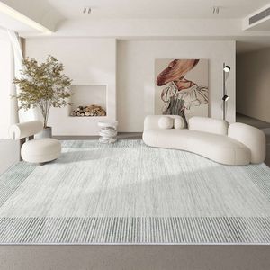 Moderne minimalistische Wohnzimmer Teppich zurückgespült Nachahmung Kaschmirsofa Couchtisch Licht Luxus Schlafzimmer Bett am High-End