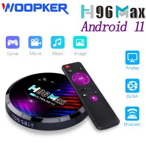Box Woopker H96 MAX X4 S905X4 Smart TV Box Android 11.0 4GB 64GB 4K60FPS HD YouTube Google Media Player H96 Max X4 Box TV