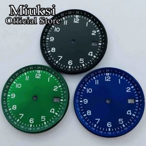 Kits miuksi 33,5 mm Black Blue Green Watch Dial Dial
