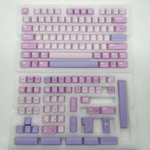 Printers Cherry Profile Keycap Romantic Crush Dye Sublimation English Pbt Keycap Iso Enter for Mechanical Gaming Keyboard