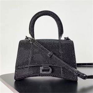 Bolsas de designer de ampulheta de alta qualidade de embreagem feminina de luxo de luxo de luxo diamante mensageiro até bolsa de bolsa de bolsas de couro vintage de couro vintage crossbody