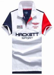 Hackett Men Casual Polo Shirt London Designers Polos Summer Cotton Mens Tshirts England Hkt Sport Racing Tees MXXL9911270