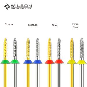 BITS WILSON Under Cleaner per unghie Bit per perforazione per unghie Rimuovi Gel Carbide Manicure Tool Strumento di manicure Vendita calda Spedizione gratuita