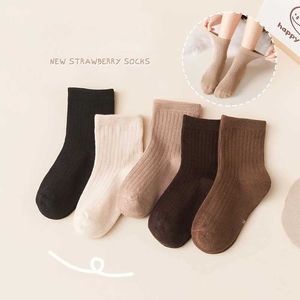 Kids Socks Autumn and Winter New Childrens Socks Cute Caramel Tube Fashion Baby Men and Women Comfortable Warm Sweat Absorption S241187