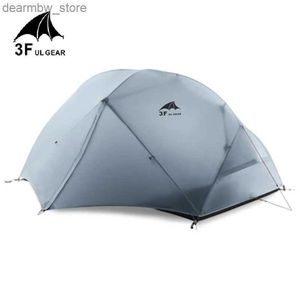 Tält och skyddsrum 3f UL Gear 2 Person Camping Tent Ultralight Kamp Tents Tenda Tente Barraca de Acampamento L48