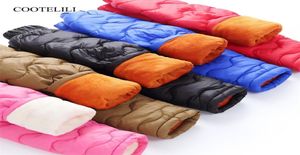 Cootelili Kinder Girl Boy Winter Fleece Hose Baumwolle gepolstert dicke warme Hosen Mode Samt wasserdichte Skihosen für Kinder LJ28997878