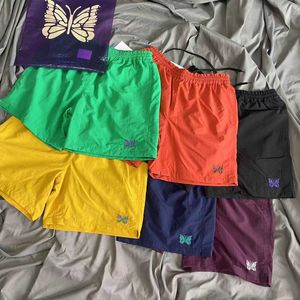 the Correct Version of Butterfly Embroidery Needs Co Branded Beams Woven Quick Drying Sports Shorts Five Point Beach Pants Beautiful and Trendy