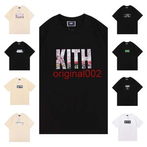 kith tshirt mens designer t shirts tee workout shirts for men oversized t shirts t-shirt 100%cotton vintage short sleeve US Size vm