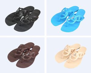 Дизайнерские женские тапочки Egerie Sandals Chain Flat Jelly Slides Summer Pvc Beach Slipper Lady Flat Silper Luxury Slide Outdoor Sho4273884