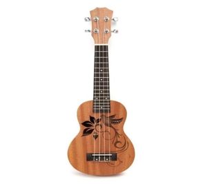 21QUOT MINI SAPELE UKULELE UKELELE ROSEWOOD 지판 기타 마호가니 목 섬세한 튜닝 페그 나일론 스트링 매트 키즈 선물 3508975