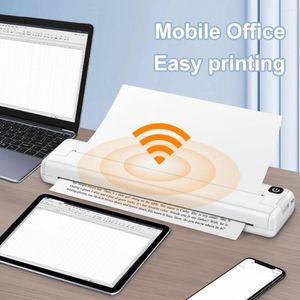 Portable Thermal Printer Inkless Printing Paper 1000mAh Replacement Bluetooth-compatible Easy To Use