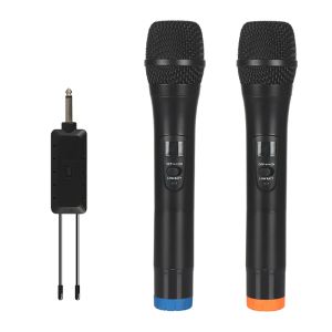 Microfones E8 Microfone sem fio 2 canais UHF Profissional Micphone Microphone Micropho