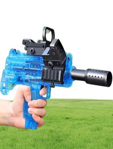 Uzi Blaster Manual Bullet Submachine Submachine Gun Gun Toy com balas para crianças adultos meninos jogos ao ar livre Adeços4171024