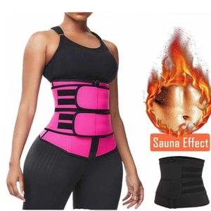 Women Waist Trainer NRoprene Corset Cintura di sudore con cerniera con cerniera Sciarla Slim Slim sport sport sportswear fitness traspirante Modellazione S9127345