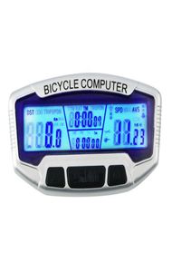 wired Waterproof LCD Bicycle Computer Bike Cycling Computer Odometer Speedometer for bike wired Velometer bicycle2104182