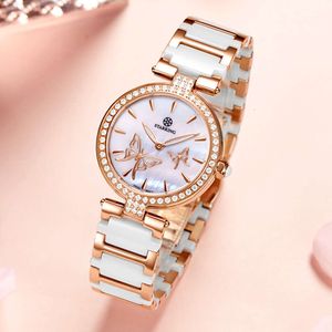 Swiss Movement Circular Watch, Minimalistic Temperament, Light Luxury, Nisch Quartz Waterproof Women's Watch