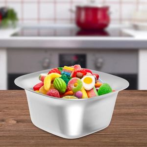 Geschirrsets Edelstahl Schüssel Küche Essig Dish kleine Behälter Snack -Dip -Schalen Gewürzsauceplatte Versorgung