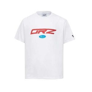 Herrt-shirts Grailz 23SS Racing Short Sleeve T-shirt Tryckt bokstäver nummer 23 Bästa kvalitet Löst fit bomullsmän kvinnor Grailz T-shirt J240402