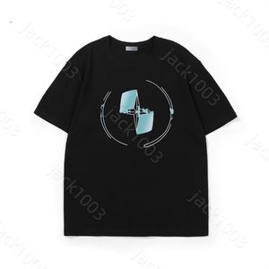 Nya män överdimensionerade lös t-shirt ö klassisk stil par cirkulär bokstäver logotyp print tees sten mode enkel stil bomull casual short hylsa topp tees m-xxl a05