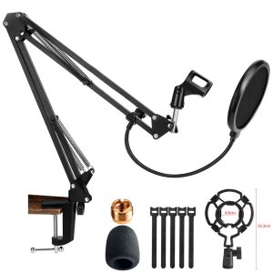 Stand Metal Microfone Stand High Quality Cantilever Arm titular Scissor Desktop Mic Stand Para K683A K658 K688 MIC LIVE LIVE STRILAMENTO